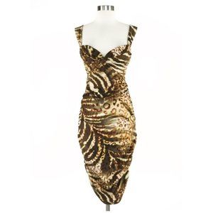 Marciano Sexy Leopard Print Bodycon Dress